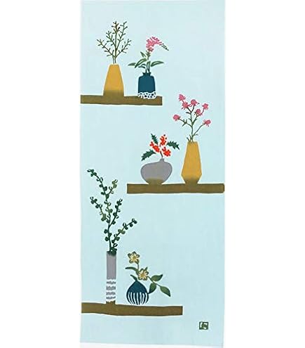 Amazon｜にじゆら 手ぬぐい 椿とふくら雀｜手ぬぐい - ホーム