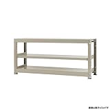 中量棚500kg 単体 幅150×奥行45×高さ70cm 3段 ニューアイボリー 500kg/段