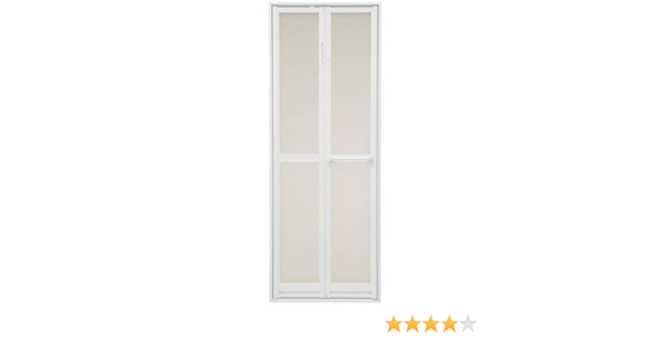 Amazon 三協アルミ 浴室折ドア 樹脂パネル付き 内付型0718 幅750mm 高1757mm ホワイト Wh ドア