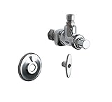 シカゴ洗面1025-cpクロムメッキ5 / 8 x 3 / 8角度停止継手
