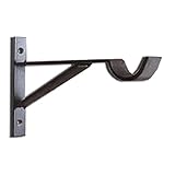 フック付きのシンプルなアイアンブラケット。ジョセフアイアンウォールブラケットフック Lサイズ dtff5013