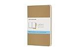 Moleskine Cahier Journal, Pocket, Dotted, Kraft Brown (3.5 x 5.5)