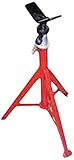 Rothenberger 10644 Super Jack Pipe Stand with V-Head, 16-Inch [並行輸入品]