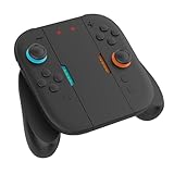 ZMBESUP Switch 2 対応 Joy-Con 2 充電グリップ プレイしながら充電可能 マグネット式固定 LED充電インジケーター付 USB-Cケーブル同梱 ジョイコン充電ステーション 充電式ホルダー Switch2 アクセサリー (Black)