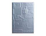 Sizzix 3D Texture Fades Embossing Folder By Tim Holtz-Foundry -662717