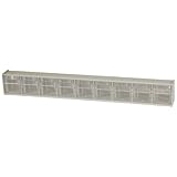 Akro-Mils 06709 TiltView Horizontal Plastic Storage System with Nine Tilt Out Bins , 23-5/8-Inch Wid