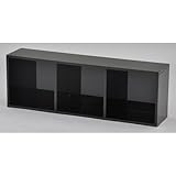 WALL ラックⅢ KB-8 ブラック 幅78.6x奥行18.6x高26.8cm