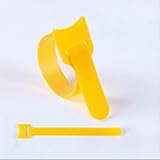 マジックバンド マジックテープ 10CM 15CM 20CM 充電ケーブル収納 束ねるマジック ケーブル結束バンド ケーブルまとめ 結束バンドセット ケーブルバンド 固定 ベルト 50本セット (レッド, 10cm)