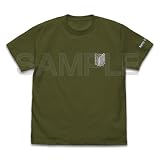 【公式】コスパ 進撃の巨人 調査兵団 ワンポイント刺繍Tシャツ MOSS XLサイズ