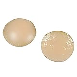 Happy Will Reusable Invisible Self Adhesive Silicone Breast Nipple Cover Stickers Round Shape with S