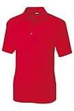 SOWA(ソーワ) 半袖ポロシャツ(胸ポケット有り) レッド 6Lサイズ 50397