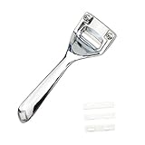 Healifty アメリカンスタイルの革カッターシニングレザー彫刻レザーカッティングクラフトツール（シルバー）