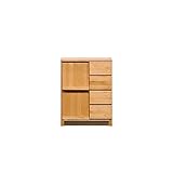 【takano_mokkou 高野木工 NATURAL ナチュラル リビング シリーズ】 完成品 国産 木製 本棚 (68マガレコ)