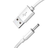 Greabuy 25cm/1m/1.5m/2m USB - DC3.5x1.35mm 電源コード延長線 5V 充電 小型ファンデスクライト用