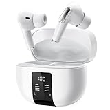 【2024音質重視 Bluetooth イヤホン 】 Topbest ワイヤレスイヤホン イヤホン Bluetooth ブルートゥース J1 イヤホン LEDディスプレイ残量表示 40時間音楽再生 瞬時接続 Hi-fi音質 小型/軽量 快適な装着感 Type-C充電 ハンズフリー通話 WEB会議/テレワーク/通勤通学/ランニング iPhone/Android対応 日本語音声ガイド/取扱説明書付