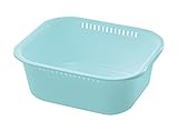 リッチェル 洗い桶ミントブルー 7100ml シェリー 洗い桶 K型 抗菌加工