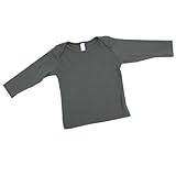 American Apparel - 幼児赤ちゃんリブ長袖ラップTシャツ, 18-24 Months, Pink