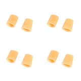 SATiNU 足指 足爪 保護キャップ 小指保護 足 指 キャップ 4セット8個 (Dベージュ, フリーサイズ)
