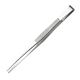 アネックス(ANEX) ステンレスピンセット 直 300mm 12本組 No.139