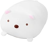 TAKEYぬいぐるみ スーパーもちもち大福 クッション 枕 ぬいぐるみ ネコ トカゲ ペンギン シロクマ 枕カバー クッション (30cm,シロクマ)