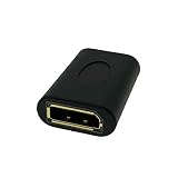 HoneyBB DPメス to DP メスコネクタカプラ, Displayport to Displayport メス toメス中继アダプタ3D