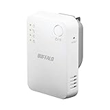 BUFFALO 無線LAN中継機 11n/g/b 300Mbps エアステーション WEX-300HPS/N コンセント直挿し 簡易パッケー