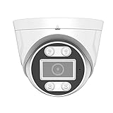 EXVIST 5MP デュアルライト RTMP カメラ、HD 5MP コンパクト PoE ドーム IP カメラ、Hikvision、2.8mm、内蔵オーディオ、YouTube、Facebook などへの RTMP に対応