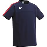 [YONEX] ユニゲームシャツ（プロスタイル） ネイビー/レッド