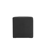 arne スツール 1人掛け チェアー ソファ 腰掛け 椅子 背もたれ無し Cube’s L46 ブラック ファブリック 布張り