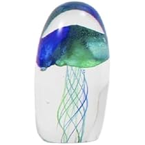 Amazon.co.jp: 藤栄(FUJIEI) ガラス インテリア オブジェ クラゲ