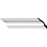 Ekena Millwork MLD03X03X04SA 3 1/4-Inch H x 3 1/4-Inch P x 4 1/2-Inch F x 94 1/2-Inch L Salem Tradit
