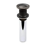 Decor Star PU-003-TO-V2 1 1/2 Bathroom Faucet Vessel Vanity Sink Pop Up Drain Stopper Without Overfl