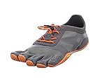 Vibram Women's KSO EVO-W, Grey/Orange, 41 EU/9-9.5 M US