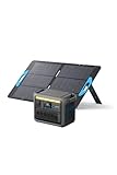 Anker Solix C1000 Portable Power Station with 625 Solar Panel ポータブル電源 & 100Wソーラーパネルセット 防災安全協会推奨 (グレー)