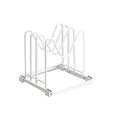 鍋・ふたスタンド フライパンラック キッチンラック フタ置き 鍋蓋立て 鍋蓋ラック キッチン収納 ホワイト Belca FS-W