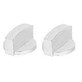 uxcell ガスストーブノブ ガスこんろ オーブンスイッチ 点火ツマミ コントロールノブ　ロータリースイッチ　キッチン　2個入