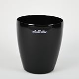 【インドア園芸用として最適】 ラスターポット 185型 ブラック