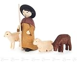 誕生および付属品は 3 頭の x の深さ 2.5 cmx7 cmx3 cm の鉱石山のクリスマスの装飾のテーブルの装飾のヒツジによってピクルスにされる幅 X の高さと導きます