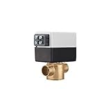 Caleffi z55 z-one z55 2ウェイバルブ、アクチュエータSet withターミナルブロック、Auxスイッチ、3 / 4インチ