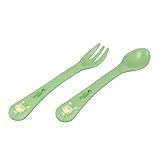 海外直送品 Green Sprouts Cornstarch Spoon and Fork Set, Each