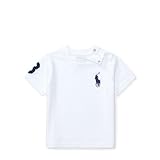 ポロ ラルフローレン ビッグポニー・コットン半袖Ｔシャツ[ホワイト＆ネイビー](男の子12～24か月用)24Mサイズ [並行輸入品]