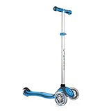 GLOBBER グロッバー PRIMO キックボード 3輪 フットブレーキ 外遊び 子供 乗り物 安全設計 キックスクーター (ライトブルー) WLGB440101