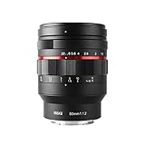 Meike MK-50mm F1.2 大口径マニュアルフォーカス固定レンズ ソニーフルフレームとソニーEマウントAPS-Cミラーレスカメラ A7 A7 II A7III A7S II A7S III A7R II A7R III A7R IV A9 A9II A7C A6300 A6400など用