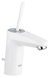 グローエ(GROHE) EURODISC JOY ユーロディスク ジョイ シングルレバー洗面混合栓(引棒付) ムーンホワイト Sサイズ 23425LSJ + 水栓クロス(グローエジャパン公式・ 日本規