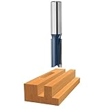 Bosch 85242M 1/2-Inch Diameter 1-1/2-Inch Cut Carbide Tipped Double Flute Straight Router Bit 1/2-In