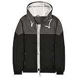 [SUNDAY ROSE] ウィンドブレーカー メンズ ジャケット フード付き ジャンパー 春秋 マウンテンパーカー メンズ 薄手 スポーツ アウトドア ブルゾン 春 XL ダークグレーブラック