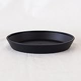 セラアート 専用受皿 黒 Mサイズ φ21.2cm 植木鉢