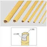 グローベン　パネル・丸竹（人工）　千年丸竹　黄　L4000　50.0径×L4000　A40ED150Y　【ガーデニングDIY部材】