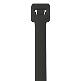 Aviditi CTUV11120 Nylon UV Stabilized Cable Tie, 11 Length x 1/4 Width, Black (Case of 100) by Avidi