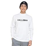 [キャロウェイ] メンズ 長袖 モックネックシャツ (ストレッチ性・UVカット) / ゴルフ インナー / C24233102 1030_ホワイト